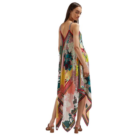 Bhanuni by Jyoti Floral Contrast Maxi Dress - XL - NWOT - Picture 4 of 16